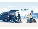 Rolstoeltaxi luchthaven vervoer