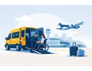 Rolstoeltaxi naar de luchthaven