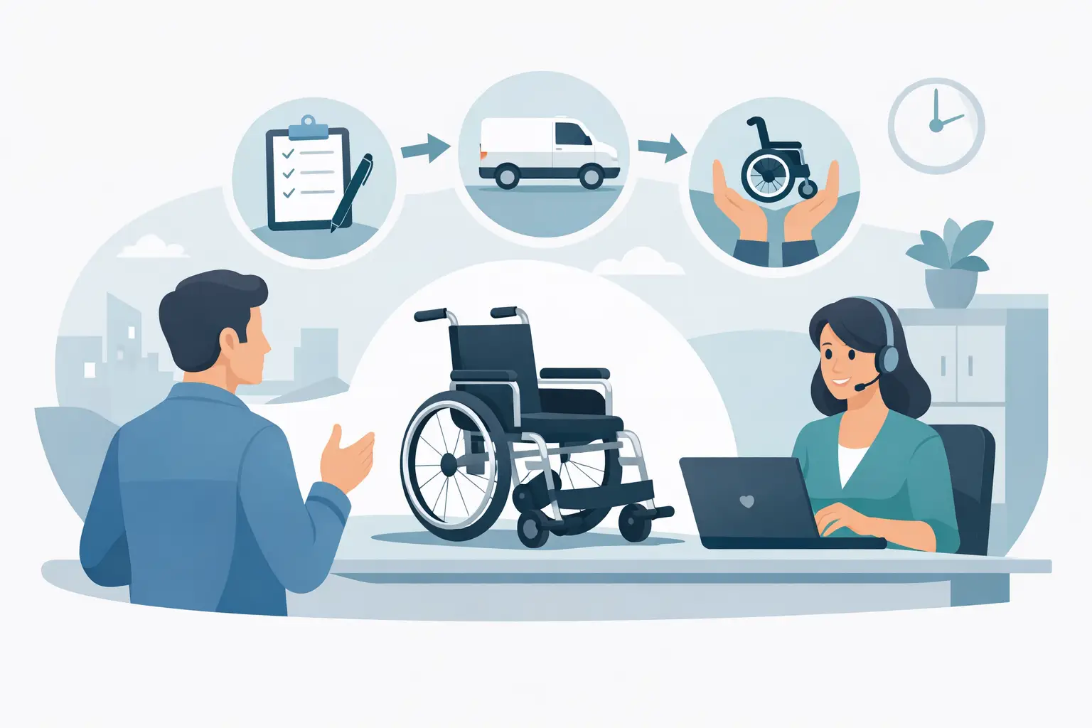 Gratis leenrolstoel service