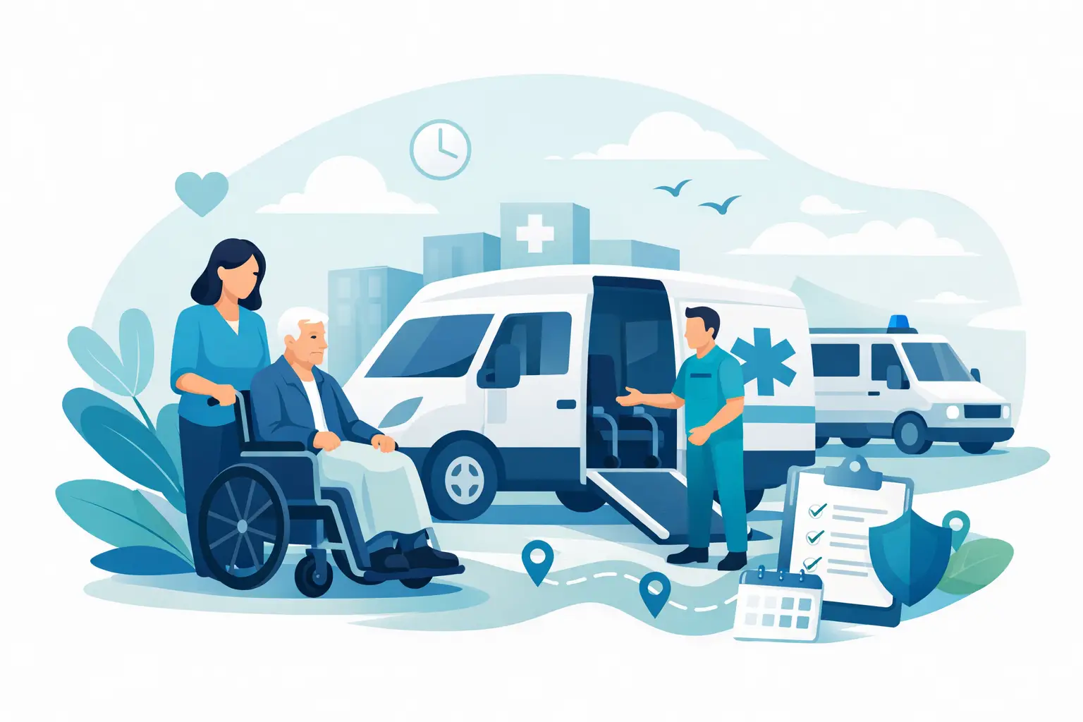 Medisch rolstoelvervoer regelen