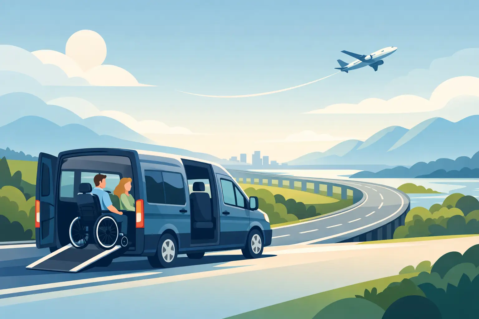 Rolstoeltaxi lange afstand