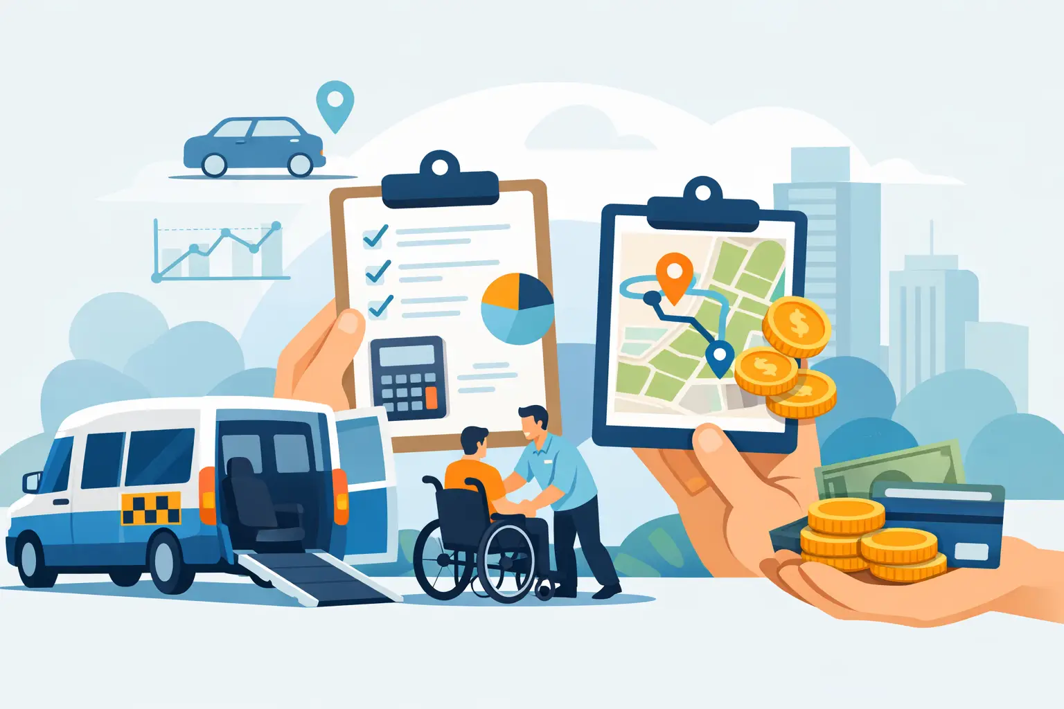 rolstoeltaxi ritprijs