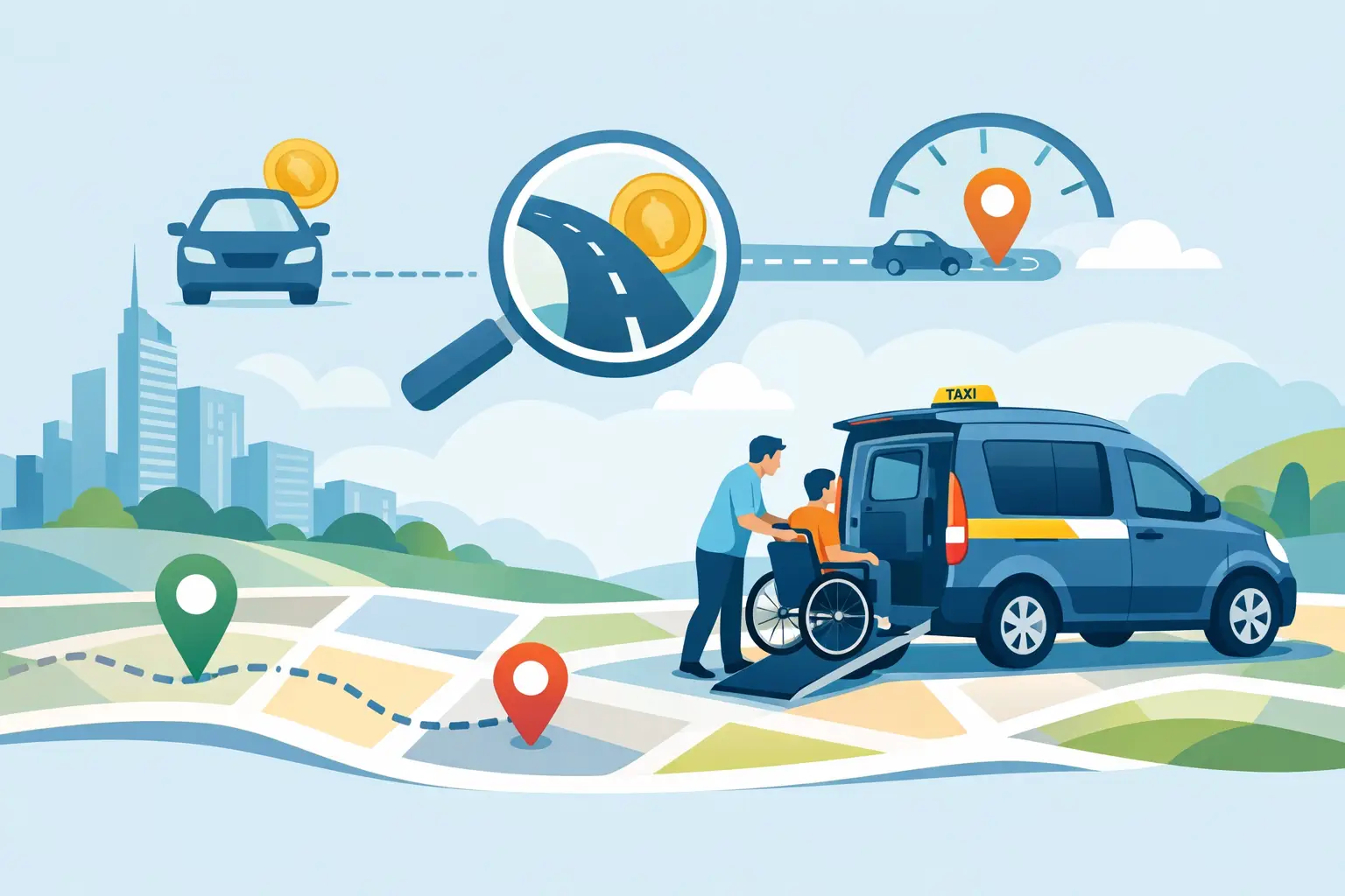 Wat kost een rolstoeltaxi